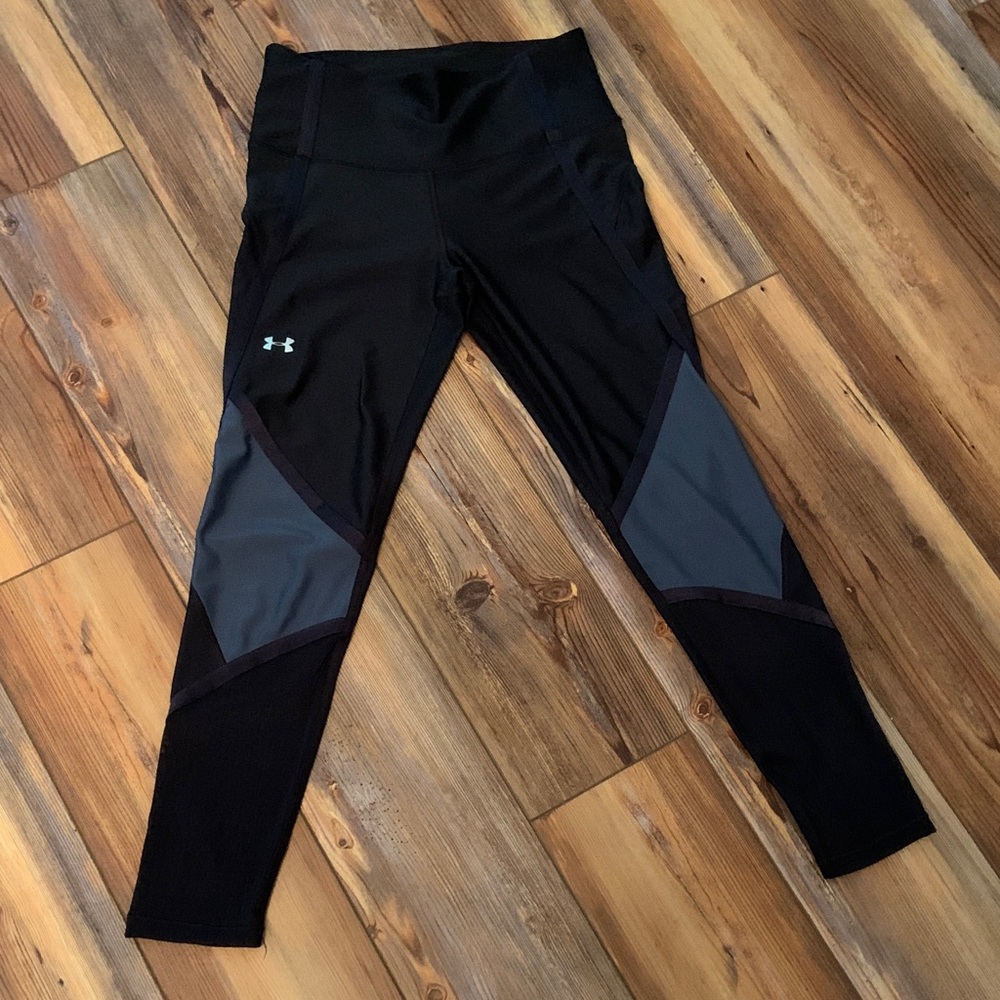 Under Armour HeatGear Shine Ankle Crop Compression Tights